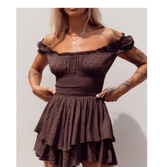 Princess Polly The Love Galore Romper Brown - Picture 4 of 4